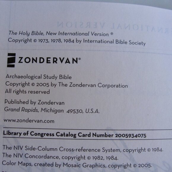 Archeological Study Bible Illustrated Walk Through History & Culture HC DJ 2005 - Picture 3 of 9